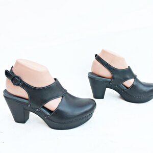 Dansko black clogs size 36 US 6